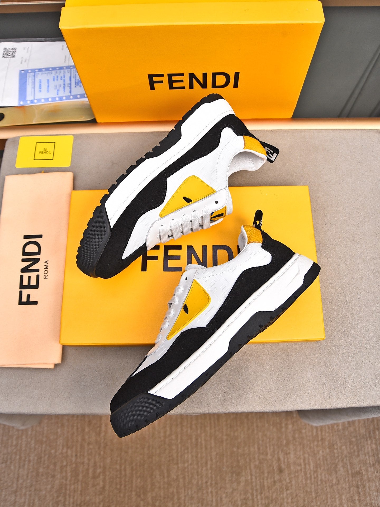 BASKETS FENDI HOMME