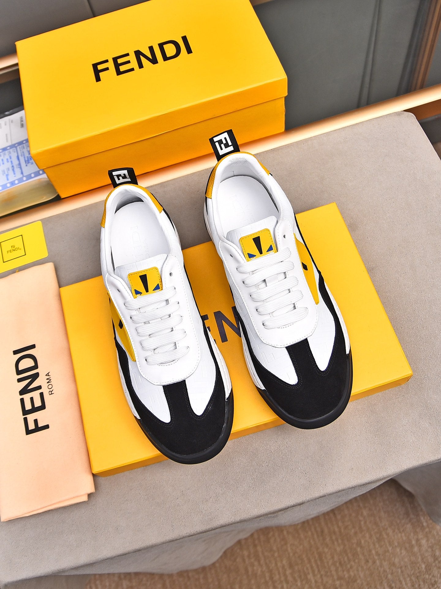 BASKETS FENDI HOMME