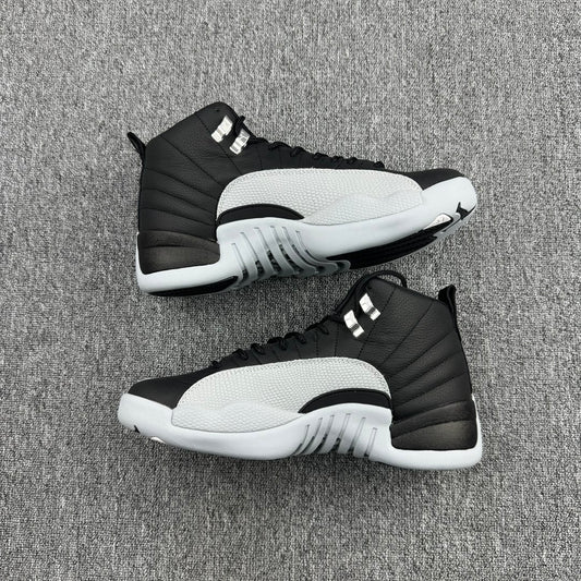 Air Jordan 12 Retro Black and Woif Grey